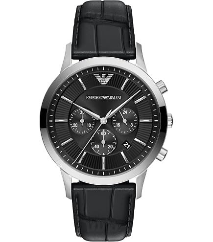 Amazon.com: Emporio Armani Men's Chronograph Stainless Steel and
